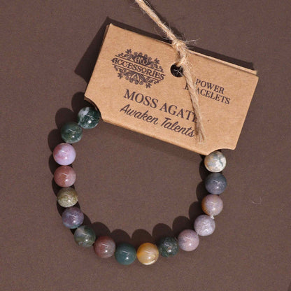 Bracelet d'énergie - Agate Mousse - photo 3