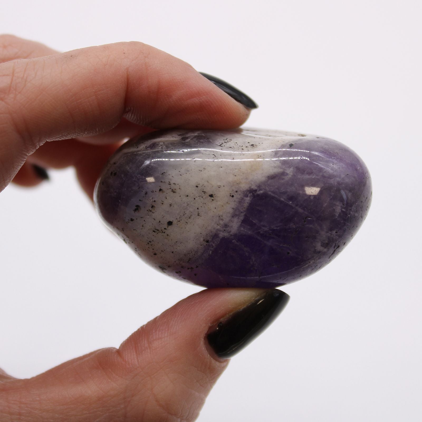 Bag of 6 Large African Tumble Stones - Amethyst