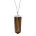 Gemstone Flat Pencil Pendant - Tiger Eye - photo 4