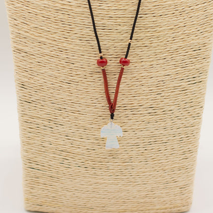 Pendentif sur cordon - Opalite - photo 2