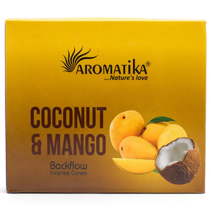 Encens Refoulant Coco Mangue - Lot 10 Cônes Masala – photo 4