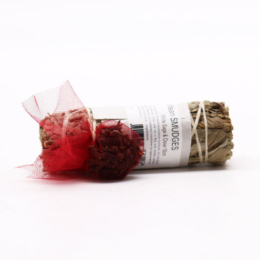 Smudge Stick - White Sage & Clove 10cm - photo 2