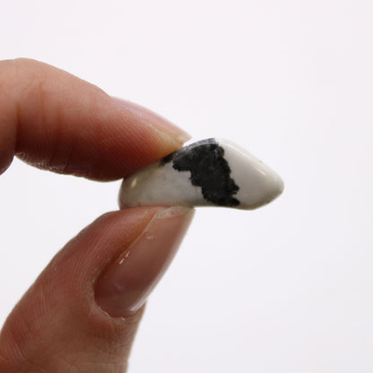 Sachet de 24 pierres roulées d'Afrique - Howlite Blanche - photo 2