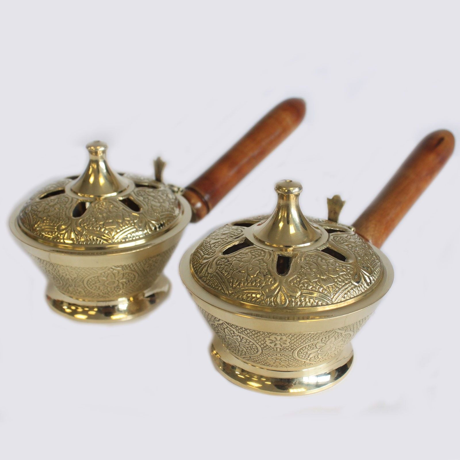Brûleur d'Encens Laiton Gravé - Résines & Cônes – photo 6
