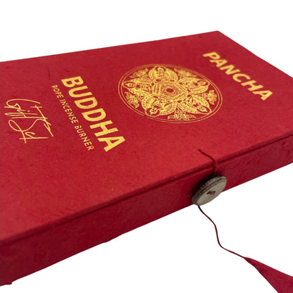 Encens Corde Pancha Buddha + Porte-Encens Argenté – photo 6