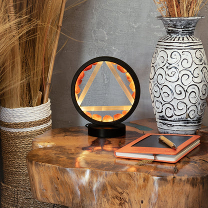 Lampe Halo Cornaline & Sélénite — Feu - photo 7