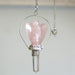 Angel Pendulum with Ring- Rose Quartz