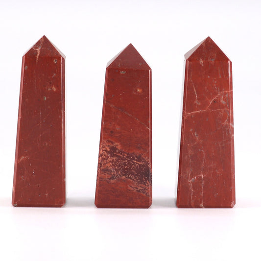 Obélisque en Jaspe Rouge (5 cm)