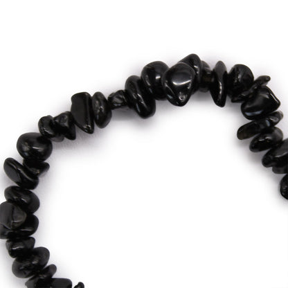 Bracelet en chips de Agate Noire - photo 2