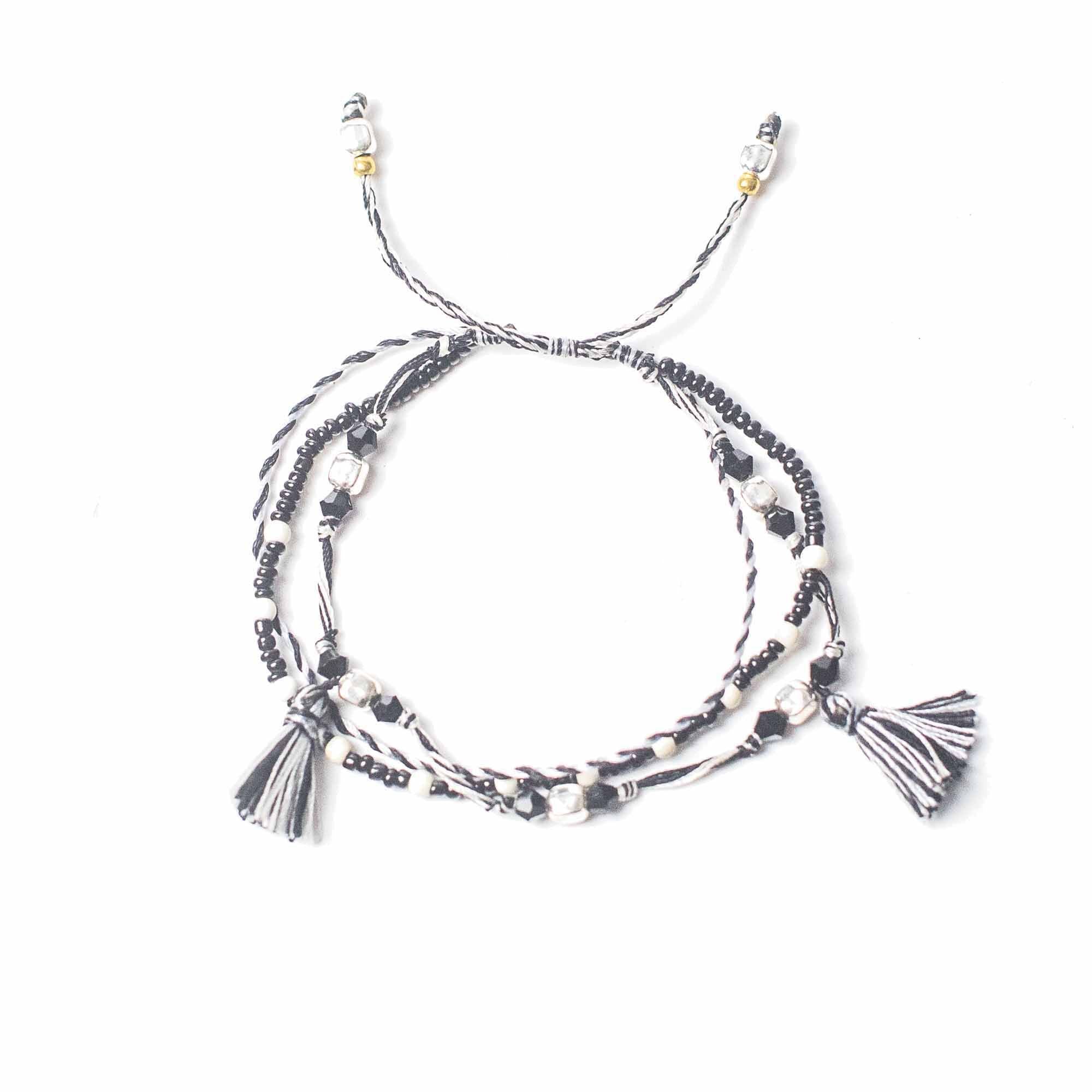 Bracelet Poleng Bali - Équilibre & Protection Spirituelle