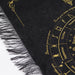 Pendule Divination — Tissu Soleil Sorcière Noir & Or