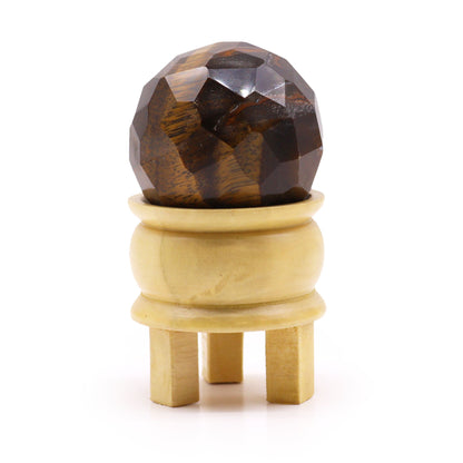 Boule de guérison facettée - Œil de Tigre - photo 4