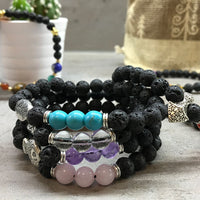 Bracelet en pierre de lave - photo 3
