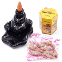 Masala Backflow Incense pack of 10 - Coconut & Mango