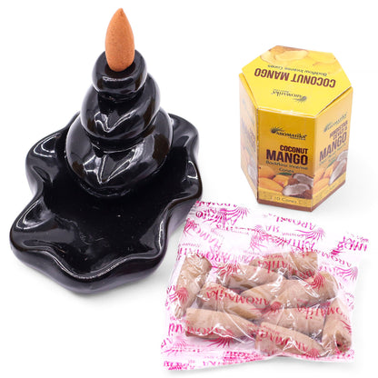 Encens Refoulant Coco Mangue - Lot 10 Cônes Masala – photo 7