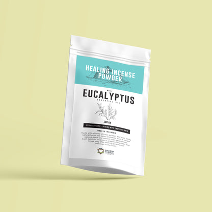 Poudre d'Encens Eucalyptus 100g - Purification & Méditation – photo 2