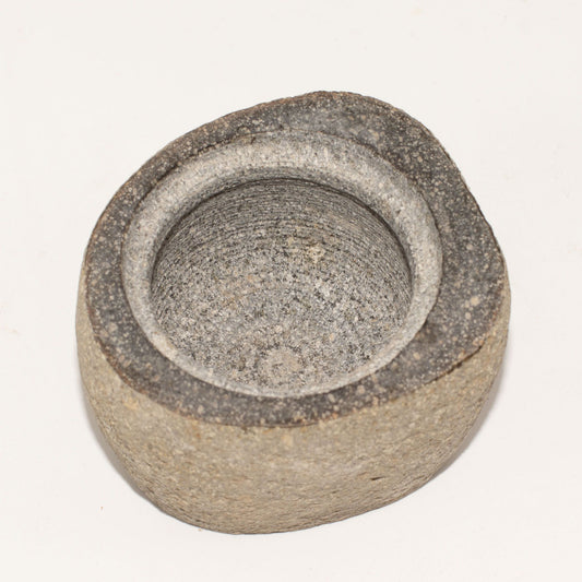 Pot en Riverstone Naturel — Couvercle Pierre 9×7cm – photo 2