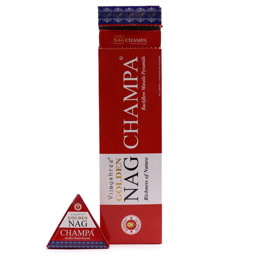 Cônes d'Encens Backflow Champa 42g - Fumée Cascade