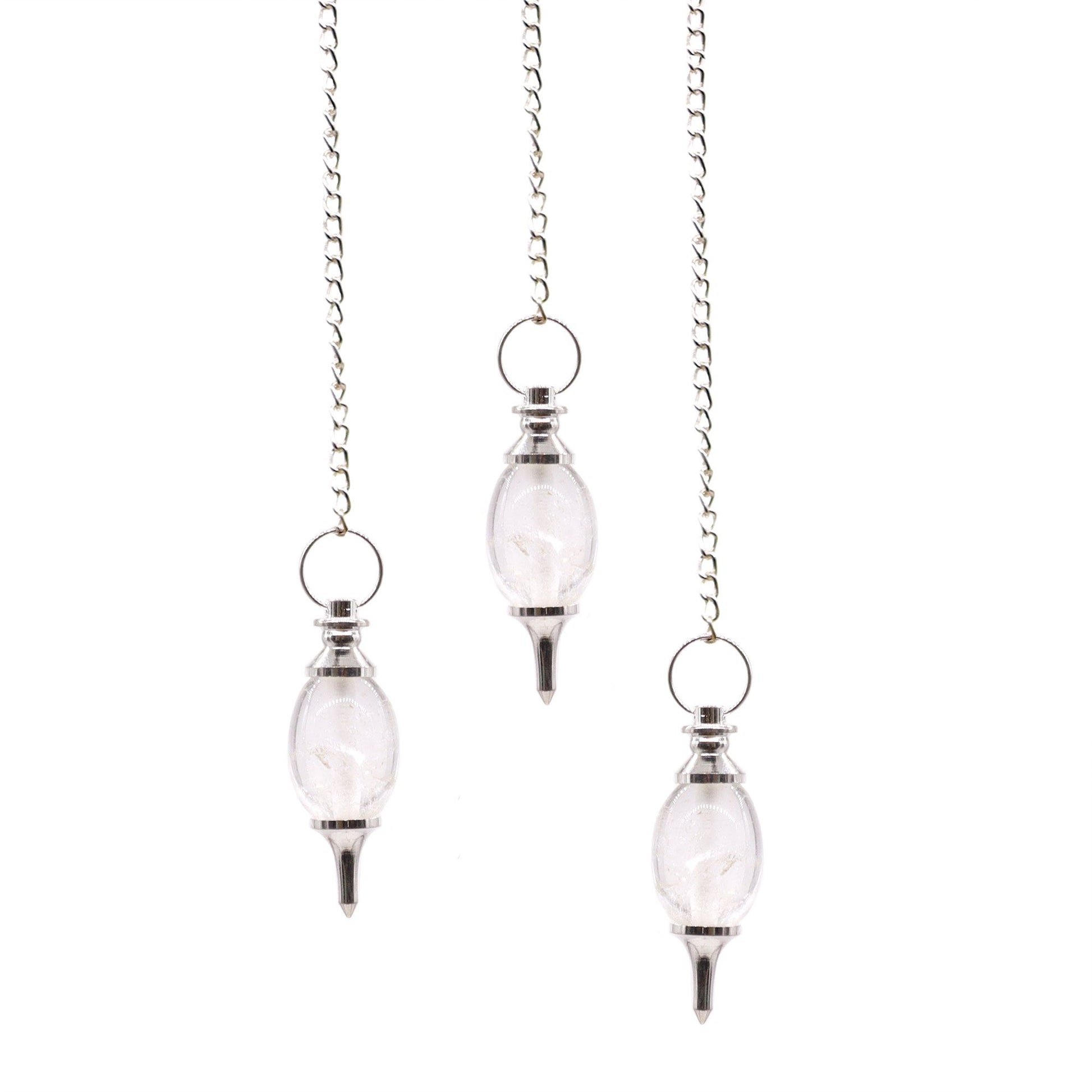 Pendule lingam - Cristal de Roche