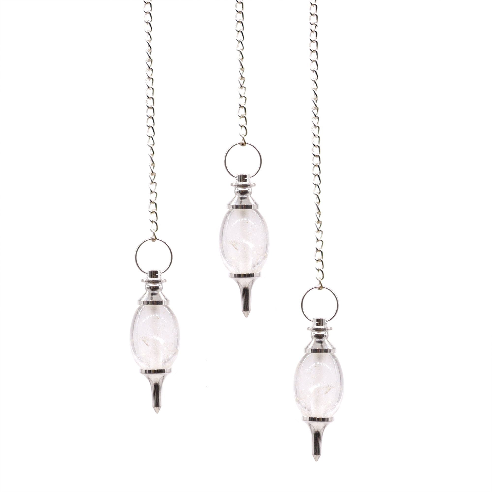 Pendule lingam - Cristal de Roche