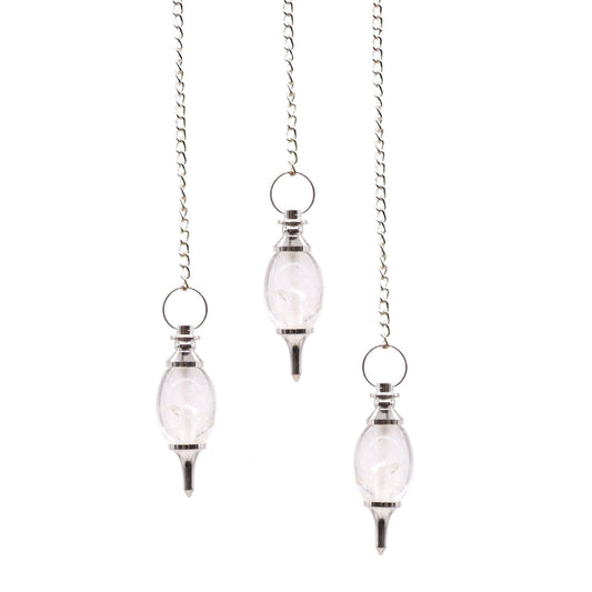 Pendule lingam - Cristal de Roche