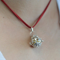 Clochette Ange Argent 925 Bali 18mm — Pendentif Artisan