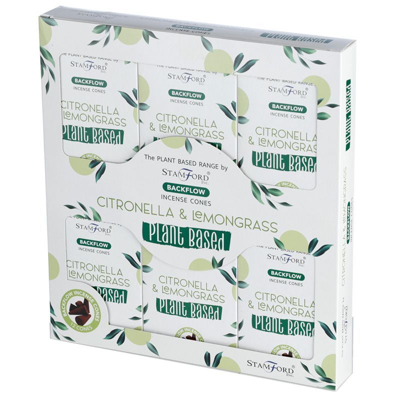 Cônes Encens Refoulant Citronnelle & Lemongrass - 12 Pcs