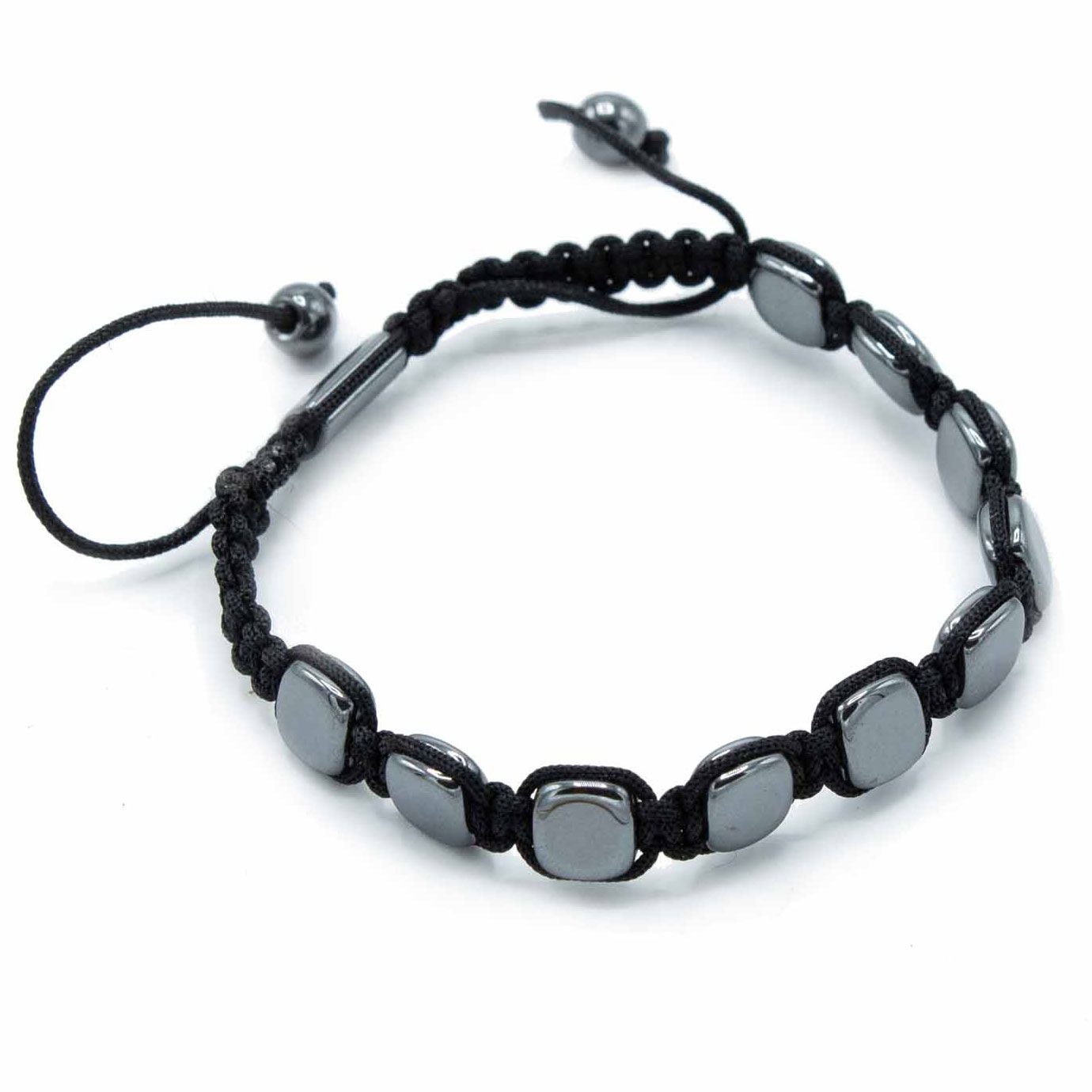 Bracelet Hématite Magnétique Shamballa - Équilibre & Protection – photo 2