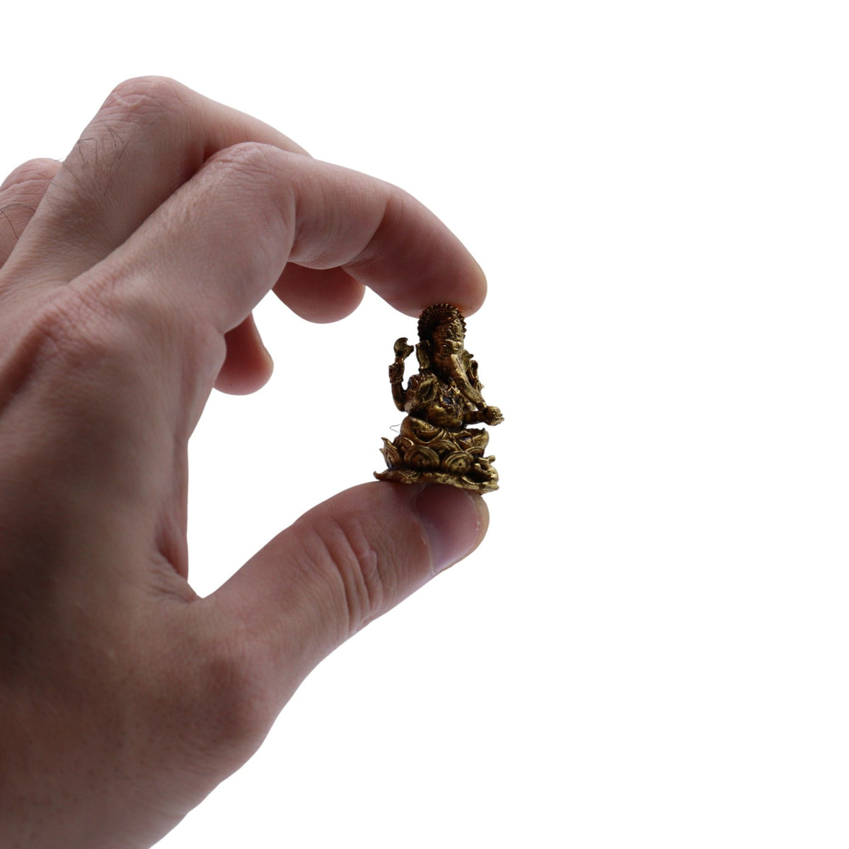 Statue Miniature de Ganesh en Laiton — 3 cm - photo 3