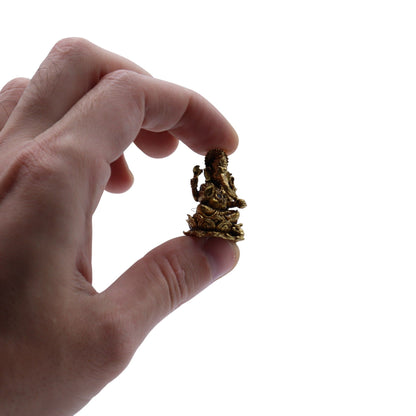 Statue Miniature de Ganesh en Laiton — 3 cm - photo 3