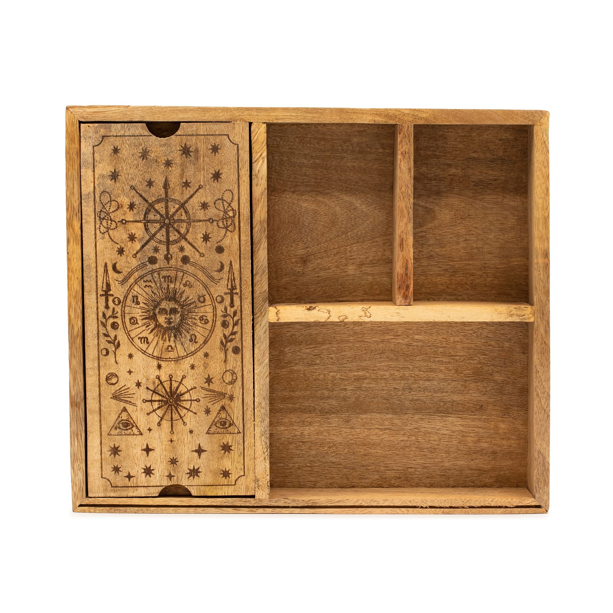 Boîte Tarot 4 Compartiments avec Porte-Carte Intégré – photo 7