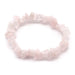 Bracelet en chips de Quartz Rose