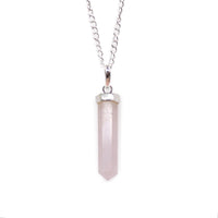 Pendentif Quartz Rose - Pierre Naturelle Amour