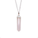 Pendentif Quartz Rose - Pierre Naturelle Amour