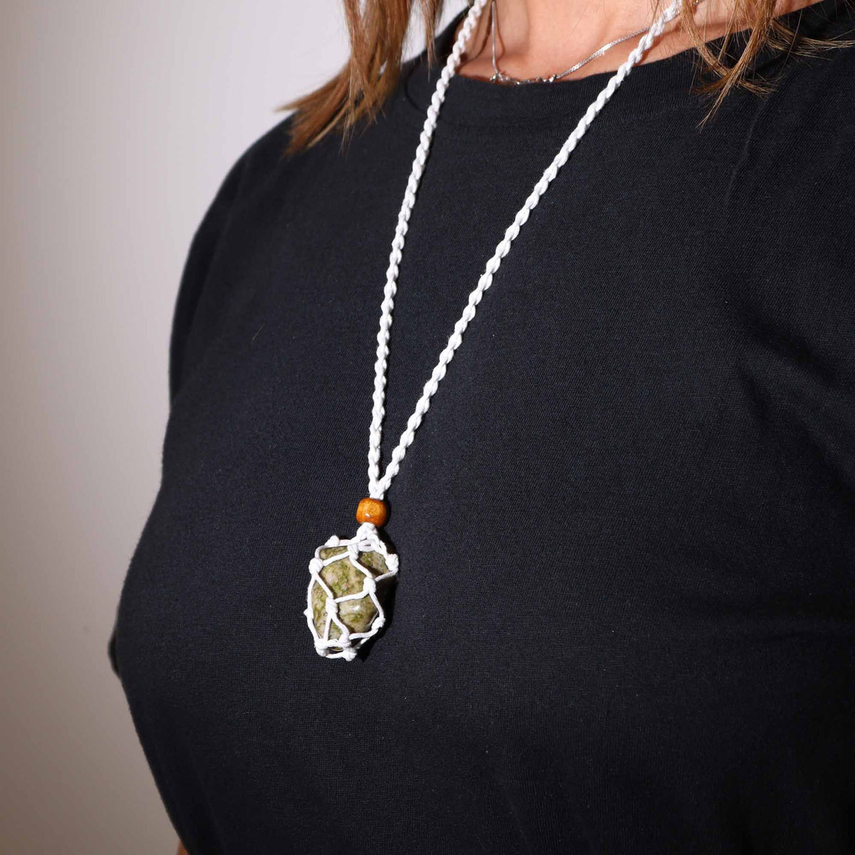 Cordon pour pendentif 45 cm - white - photo 5