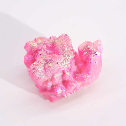Calcite Géode Aura Rose Halo — Cristal Naturel 7-10cm 100-150g – photo 3