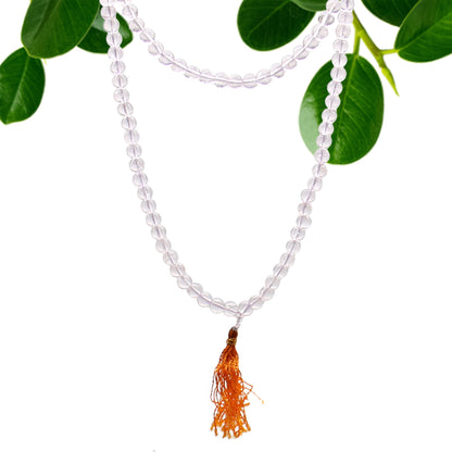 Mala bouddhiste 108 perles - Cristal de Roche - photo 4