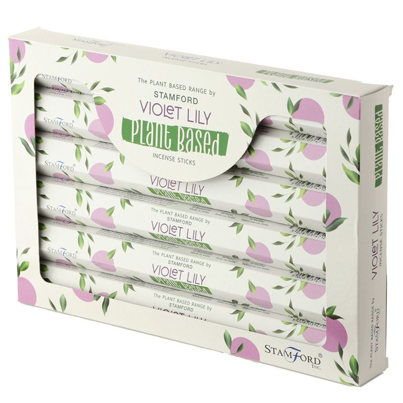 Encens Lys Violet - Bâtonnet Végétal 30min Premium