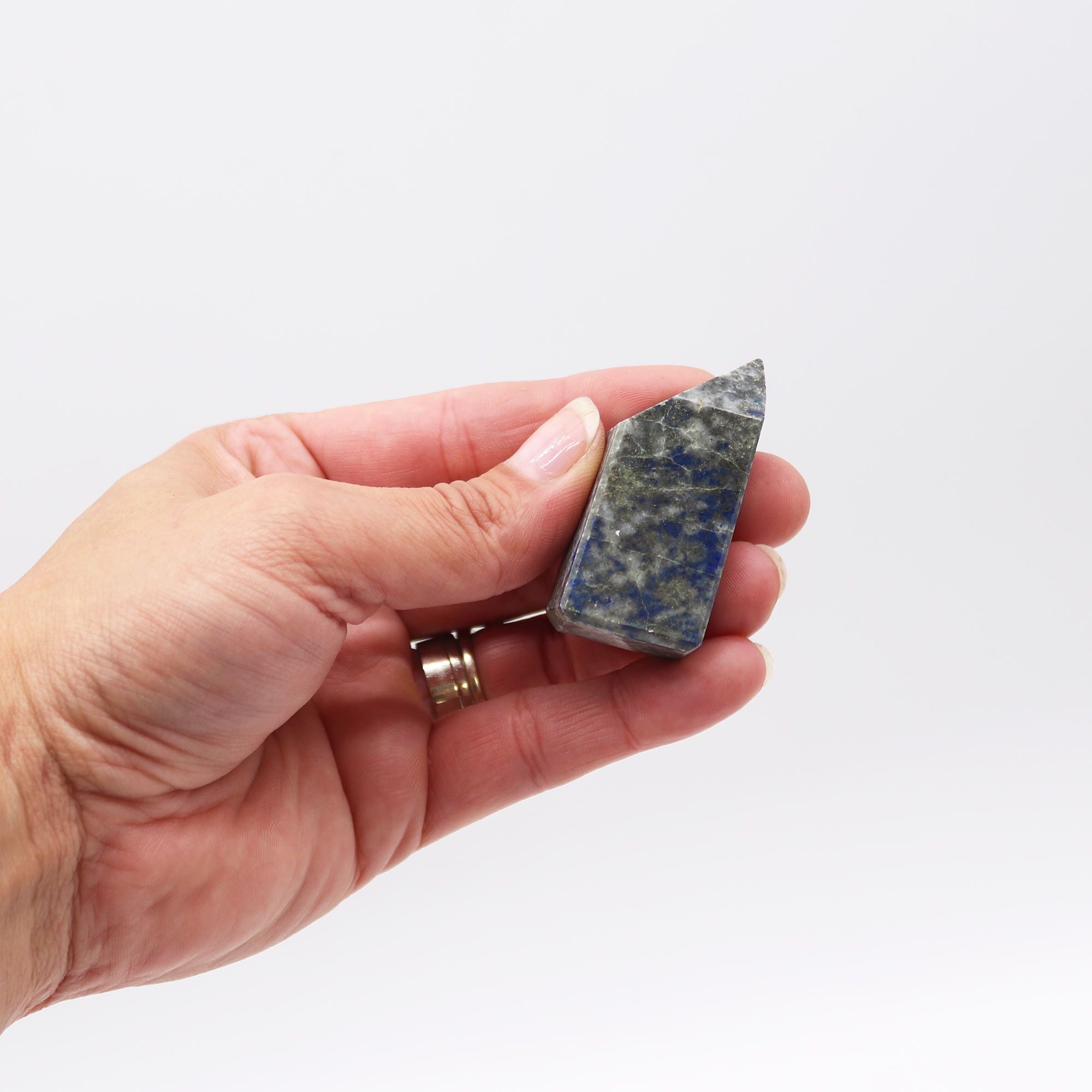 Lot de pointes en Lapis-Lazuli d'Afghanistan (6 cm) - photo 2