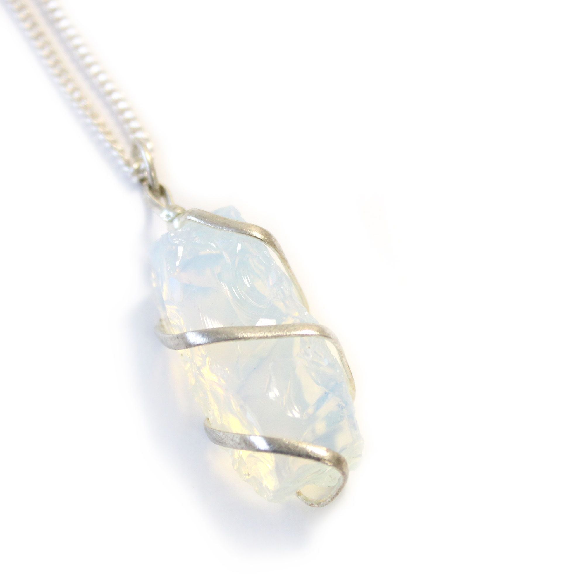Collier cascade en Opalite - photo 4