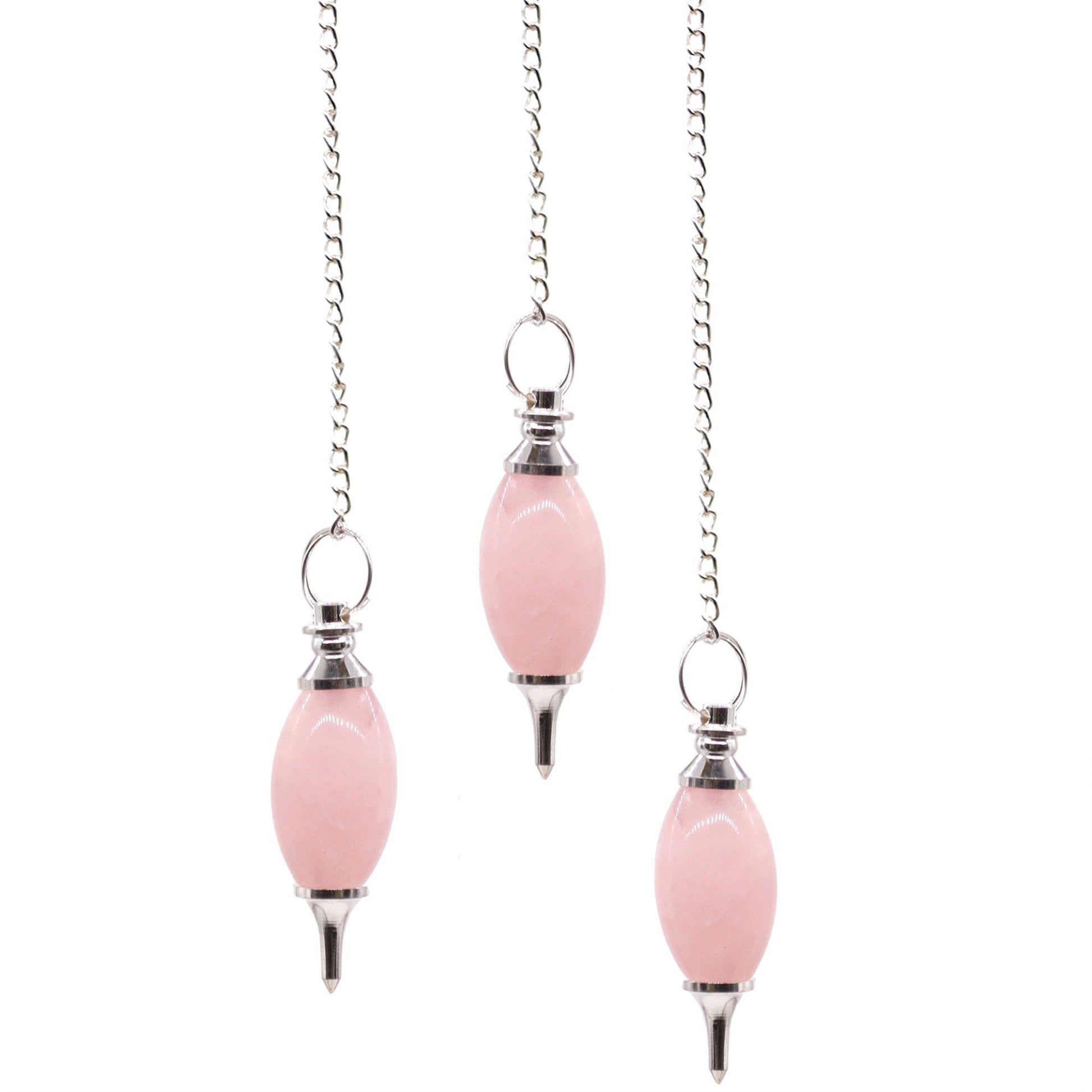 Pendule lingam - Quartz Rose