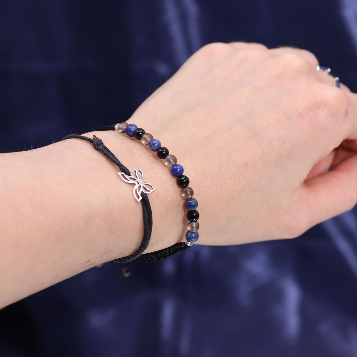 Bougie Zodiaque Scorpion avec Bracelet — Obsidienne & Café Noir - photo 2