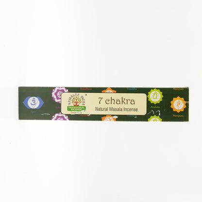 Encens Masala 7 Chakras Namaste - Mandala Naturel Inde – photo 2