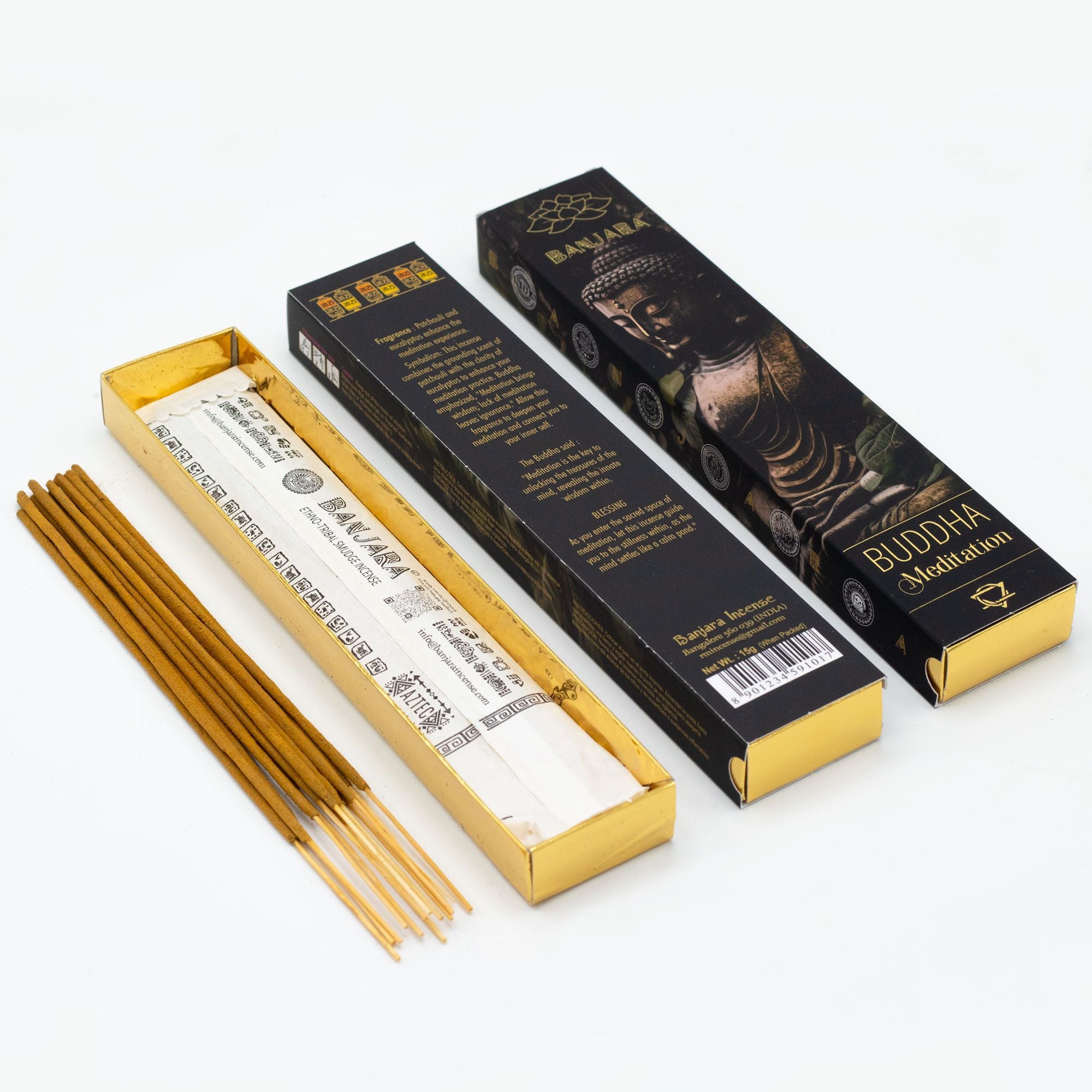 Encens Banjara Bouddha 6 Parfums - Coffret Cadeau – photo 8