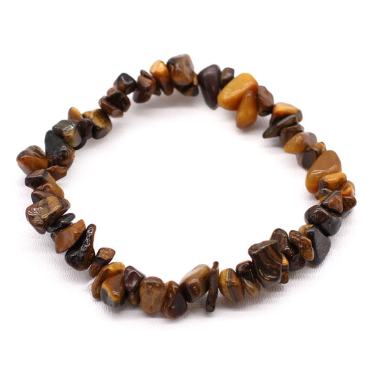 Bracelet en chips de Œil de Tigre - photo 2