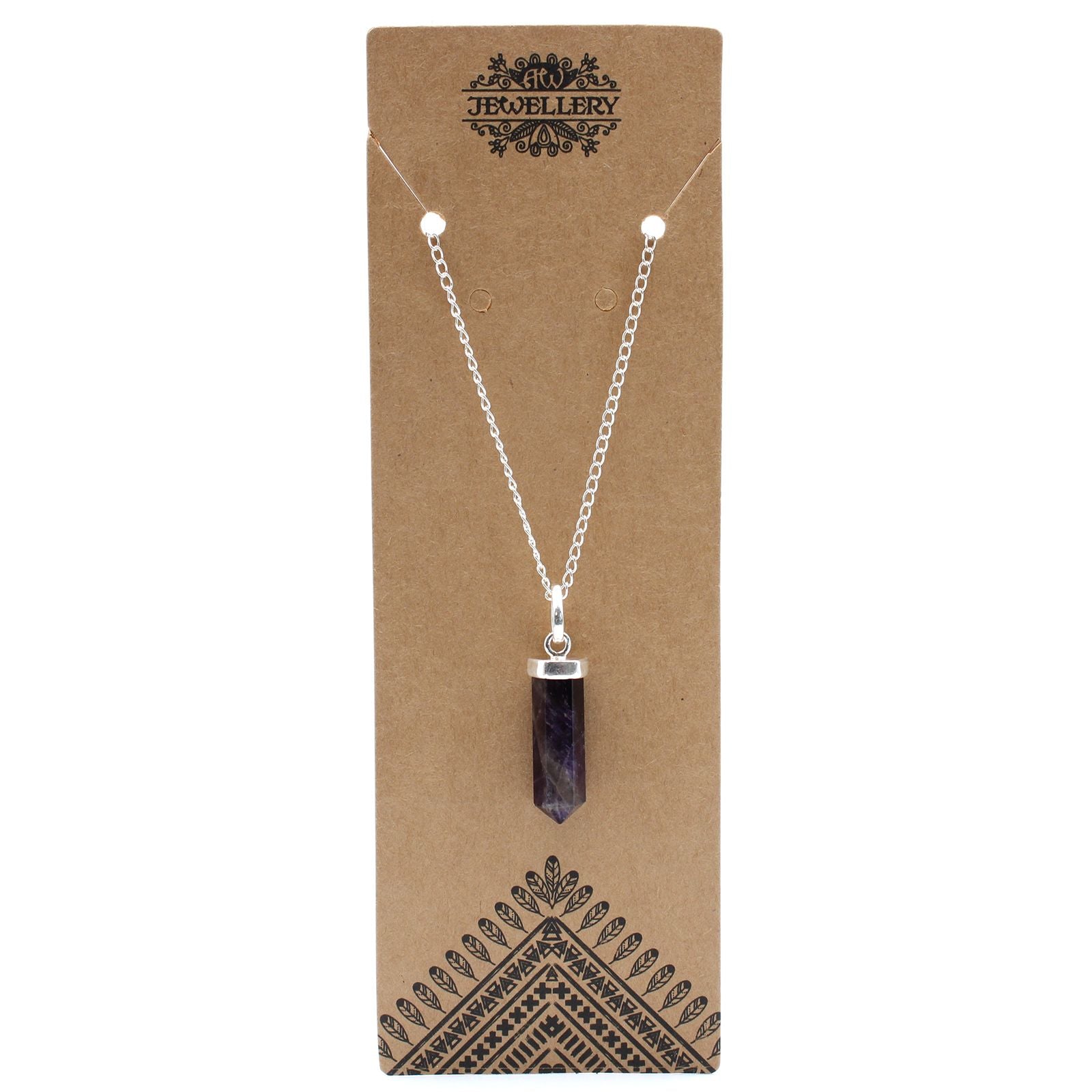 Pendentif Améthyste Pointe - Anti-Stress & Sommeil – photo 2