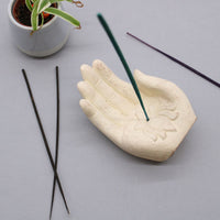 Brûleur d'Encens Lotus Blanc - Porte-Encens Artisan – photo 3