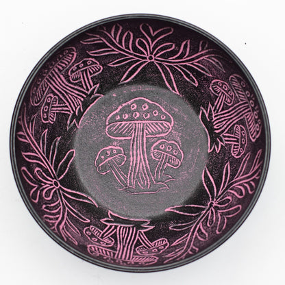 Bol Chantant en Aluminium — Champignons Enchantés — Rose — 20 cm - photo 3