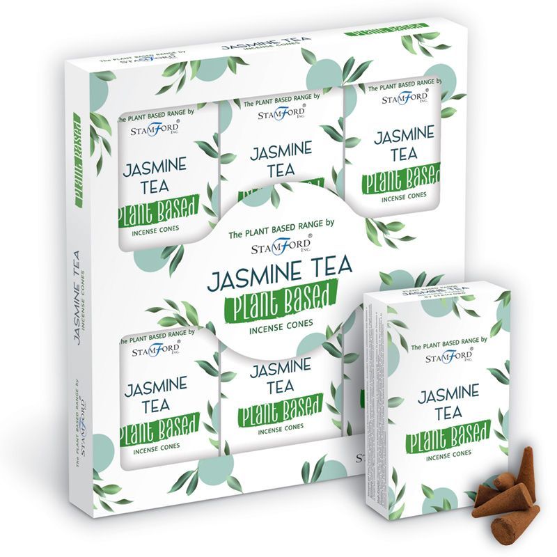 Cônes d'Encens Thé au Jasmin - Végétal & Longue Durée