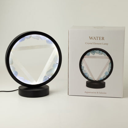 Lampe Halo Aigue-Marine & Sélénite — Eau - photo 3